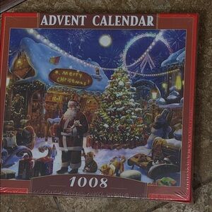 2/$15 NWT 1008 Piece Jigsaw Puzzle Advent Calendar Holiday